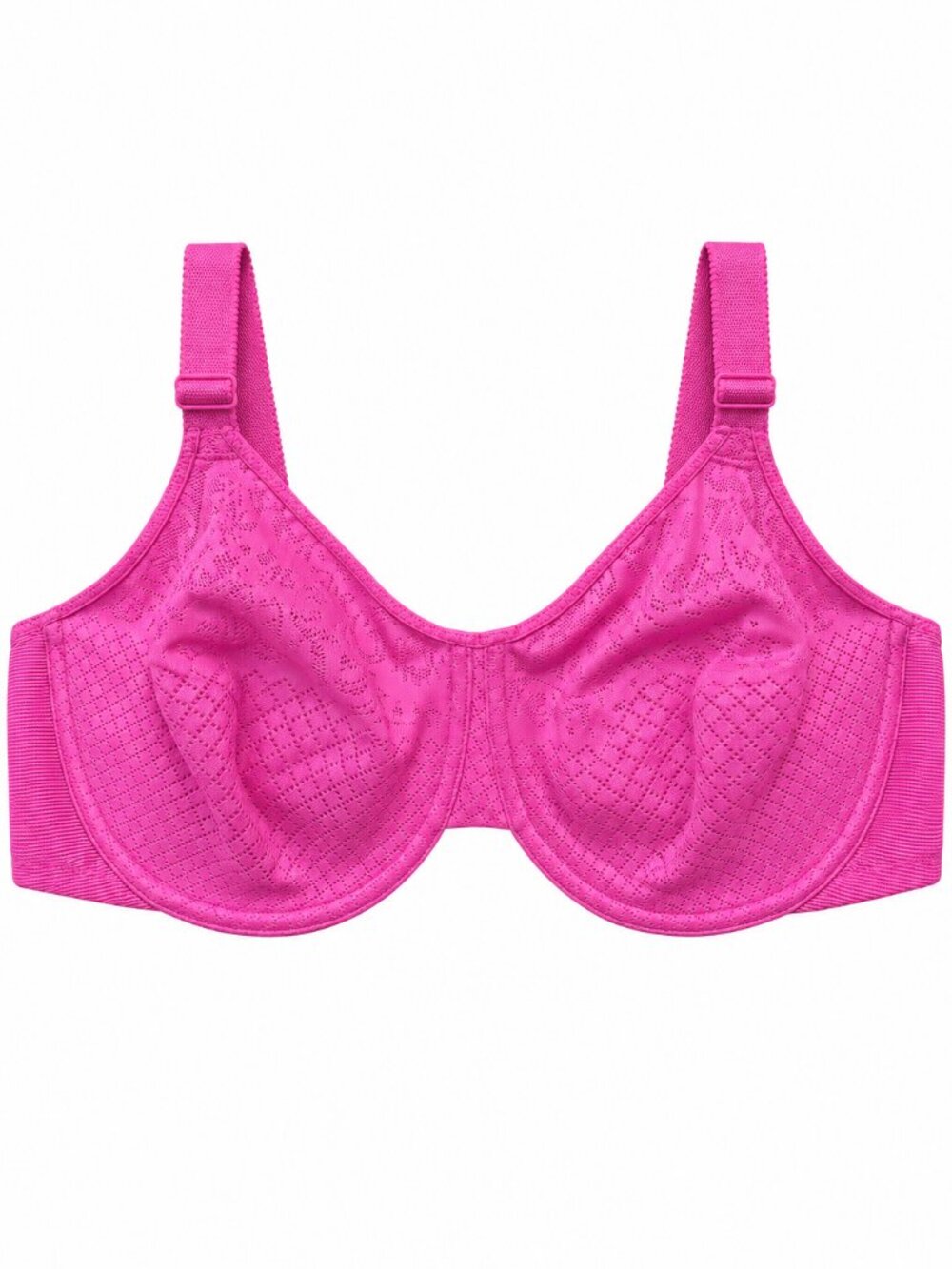 Wacoal 857210 Underwire Visual Effects Minimizer Bra 44D Hot Pink NWOT